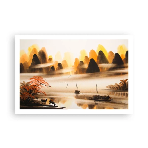 Poster - Verder dan het Verre Oosten - 91x61 cm