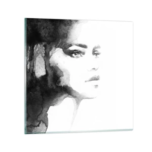 Schilderen op glas - Gemaakt van mysterie en mist - 40x40 cm