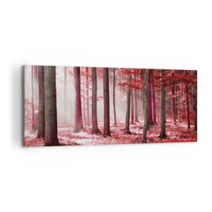 Schilderen op canvas - Rood is net zo mooi - 120x50 cm