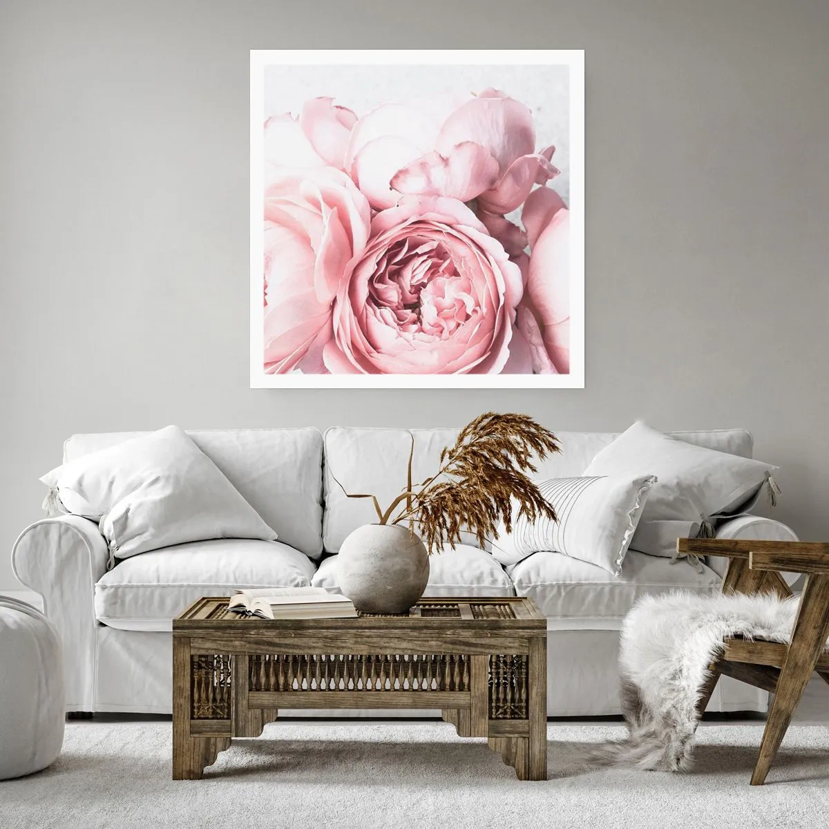 Poster - Voor romantici - 40x40 cm