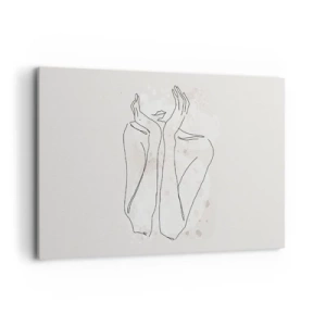 Schilderen op canvas - Een dromerig moment - 120x80 cm