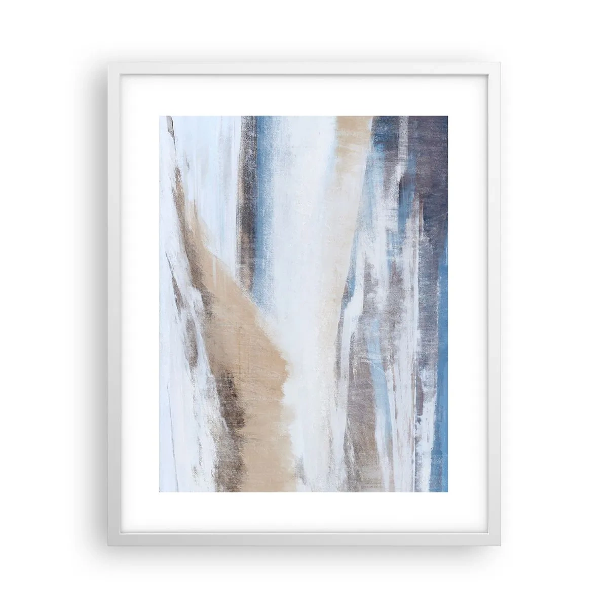Poster in een witte lijst - Winterse compositie - 40x50 cm