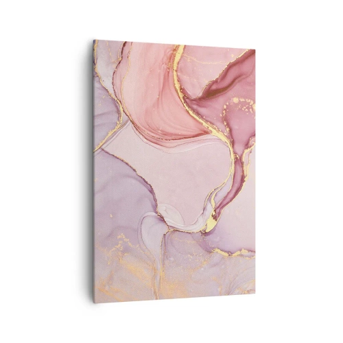 Schilderen op canvas - Een streling van kleuren - 70x100 cm