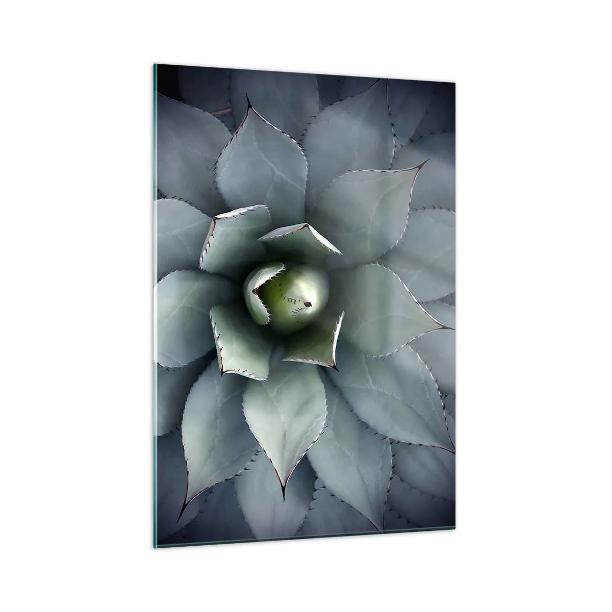 Schilderen op glas - Het trekt aan en waarschuwt - 50x70 cm