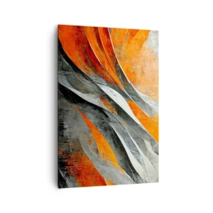 Schilderen op canvas - Hitte en koude - 70x100 cm