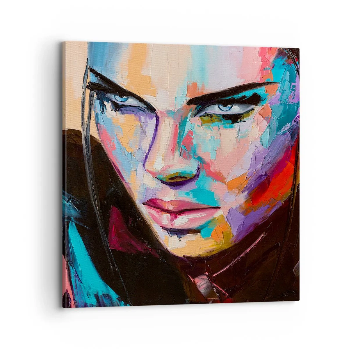 Schilderen op canvas - Wildheid in het hart - 70x70 cm