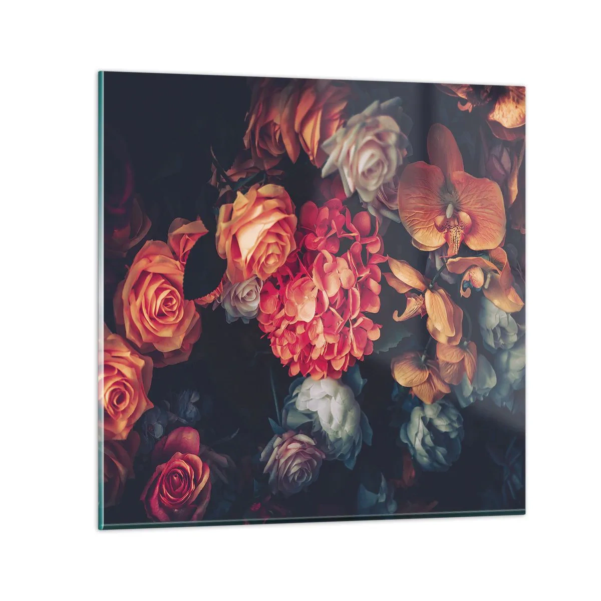 Schilderen op glas - Zoals bij de Hollandse meesters - 60x60 cm