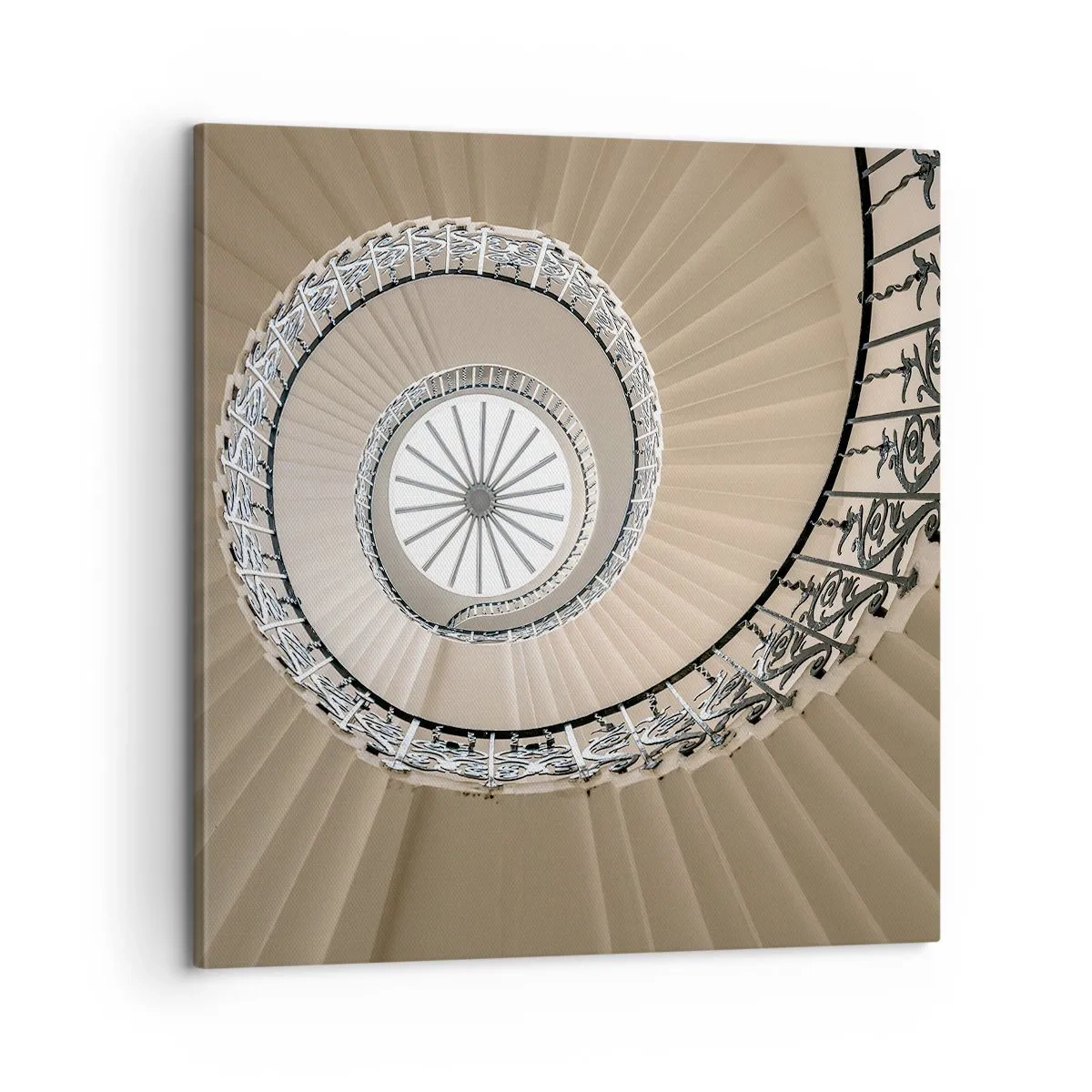 Schilderen op canvas - Binnenin de schaal - 60x60 cm