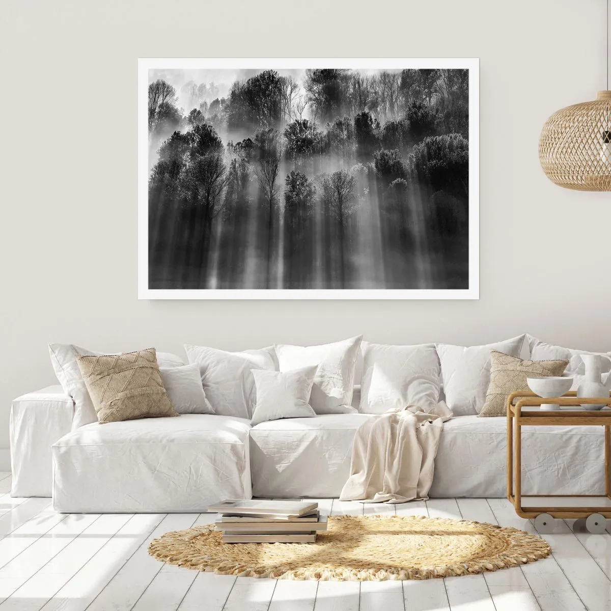 Poster - In stromen van licht - 50x40 cm