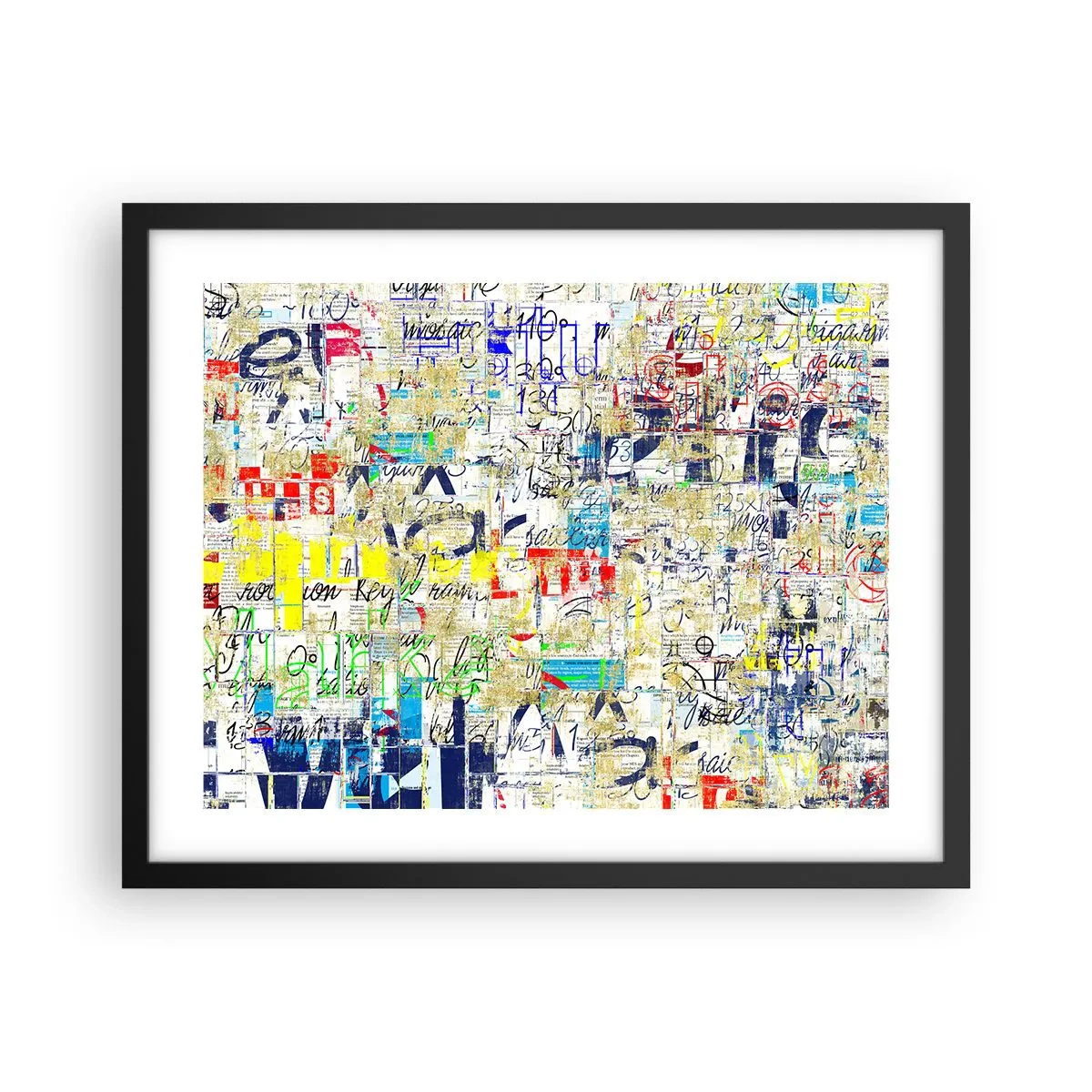 Poster in een zwarte lijst - Het is gewoon een lust voor het oog - 50x40 cm