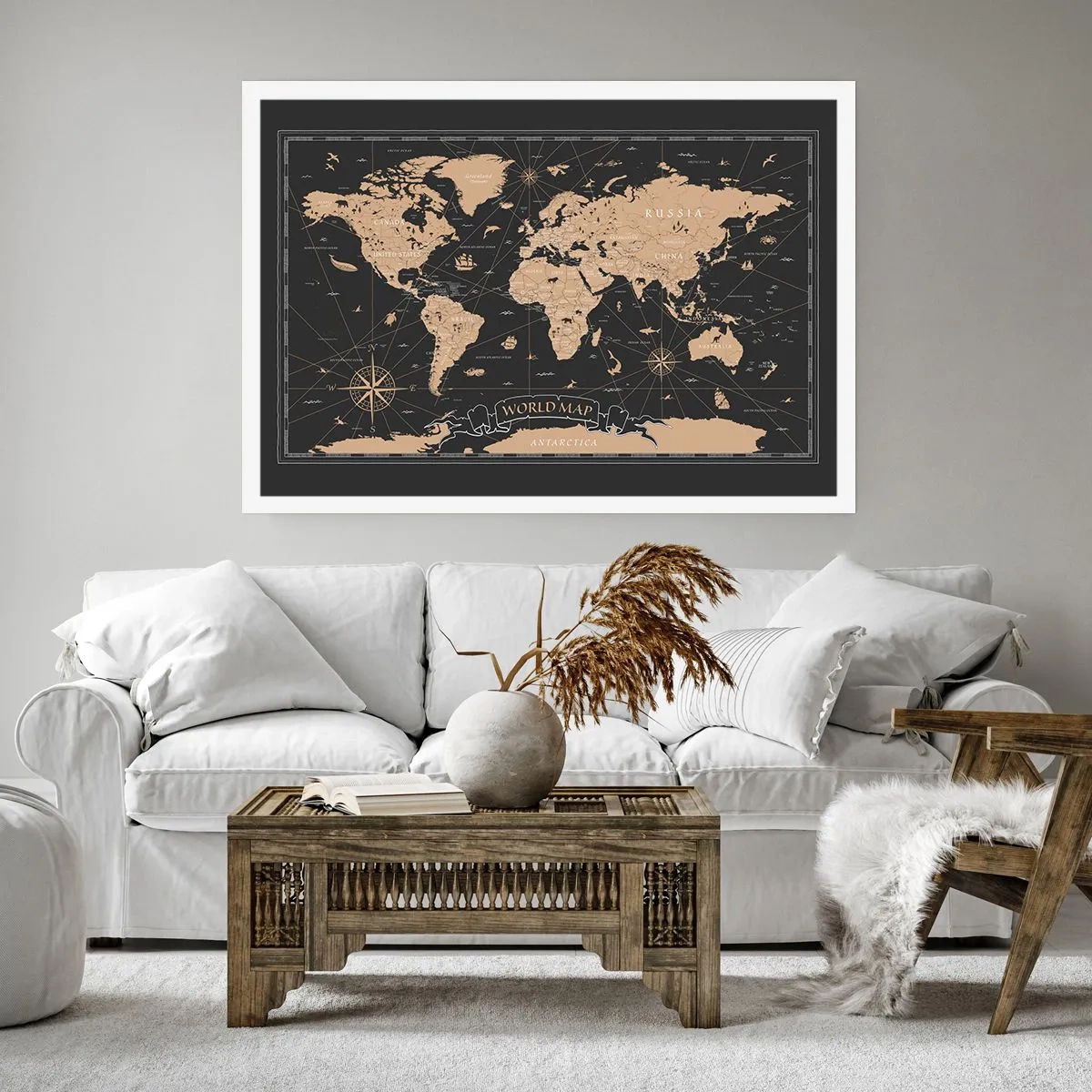 Poster - De grenzen van mijn wereld - 100x70 cm