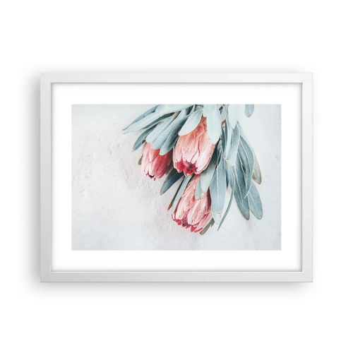 Poster in een witte lijst - Schaamt zich voor hun eigen schoonheid - 40x30 cm