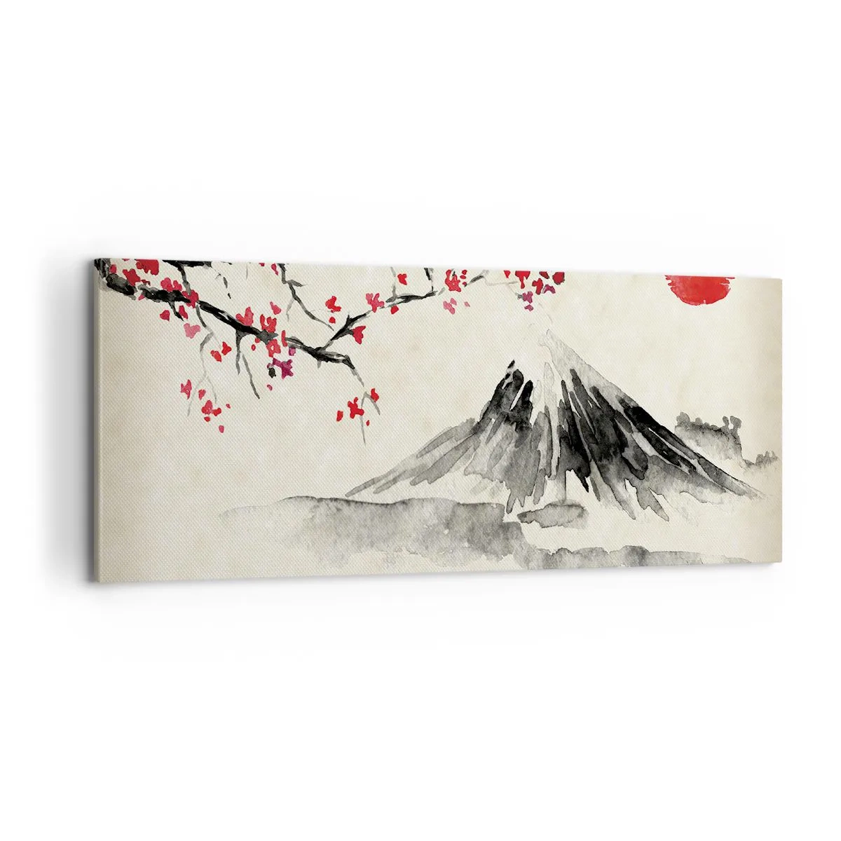 Schilderen op canvas - Houd van Japan - 100x40 cm