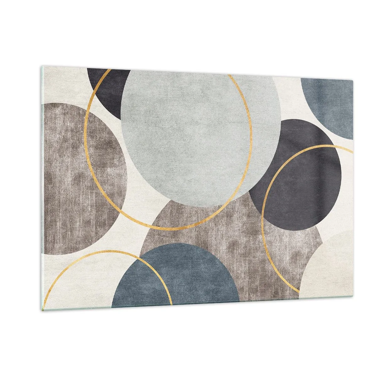 Schilderen op glas - Wiel voor wiel - 120x80 cm