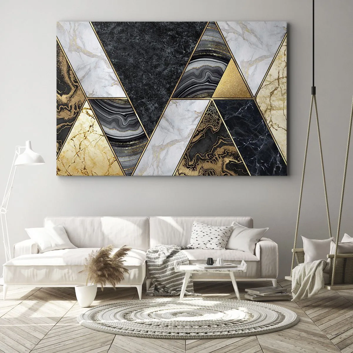 Schilderen op canvas - Steen bij steen - 70x50 cm