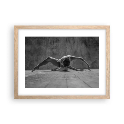 Een poster in een licht eiken lijst - Symmetrie gevonden - 40x30 cm