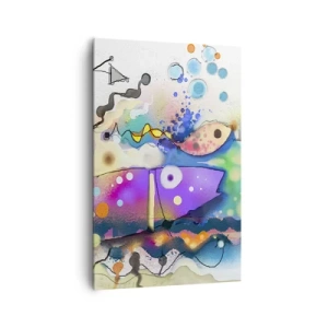 Schilderen op canvas - Geen woorden! - 80x120 cm