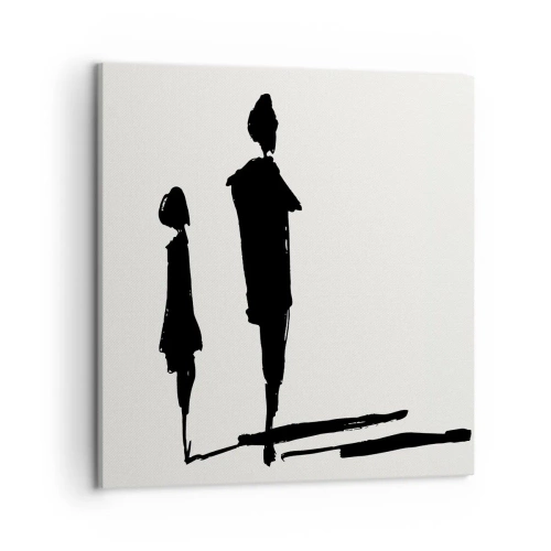 Schilderen op canvas - Zeker samen? - 50x50 cm