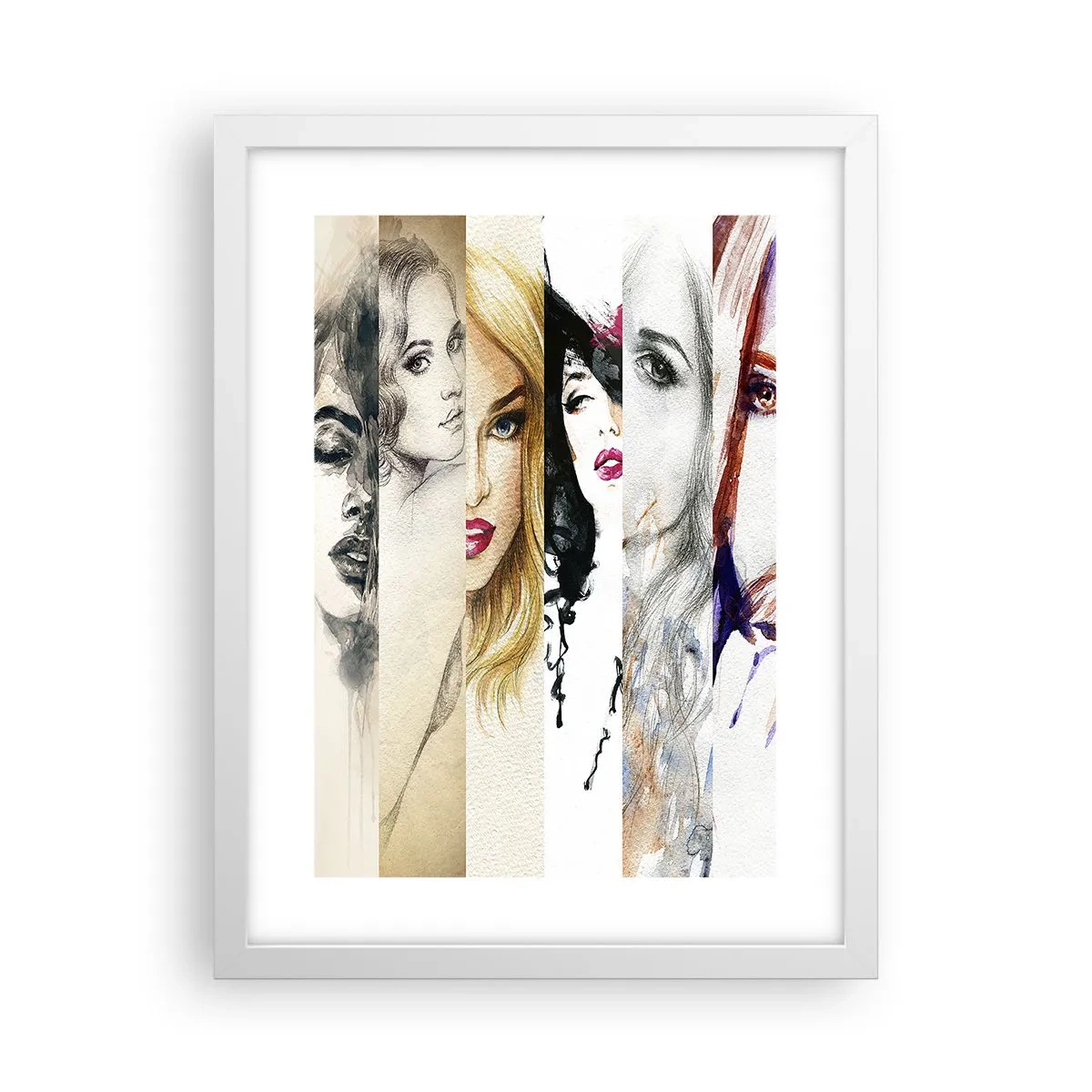 Poster in een witte lijst - En jij bent het altijd - 30x40 cm