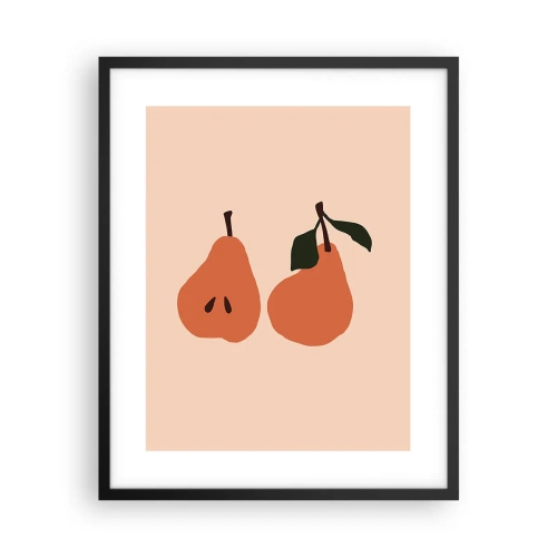 Poster in een zwarte lijst - Zoetheid zelf - 40x50 cm