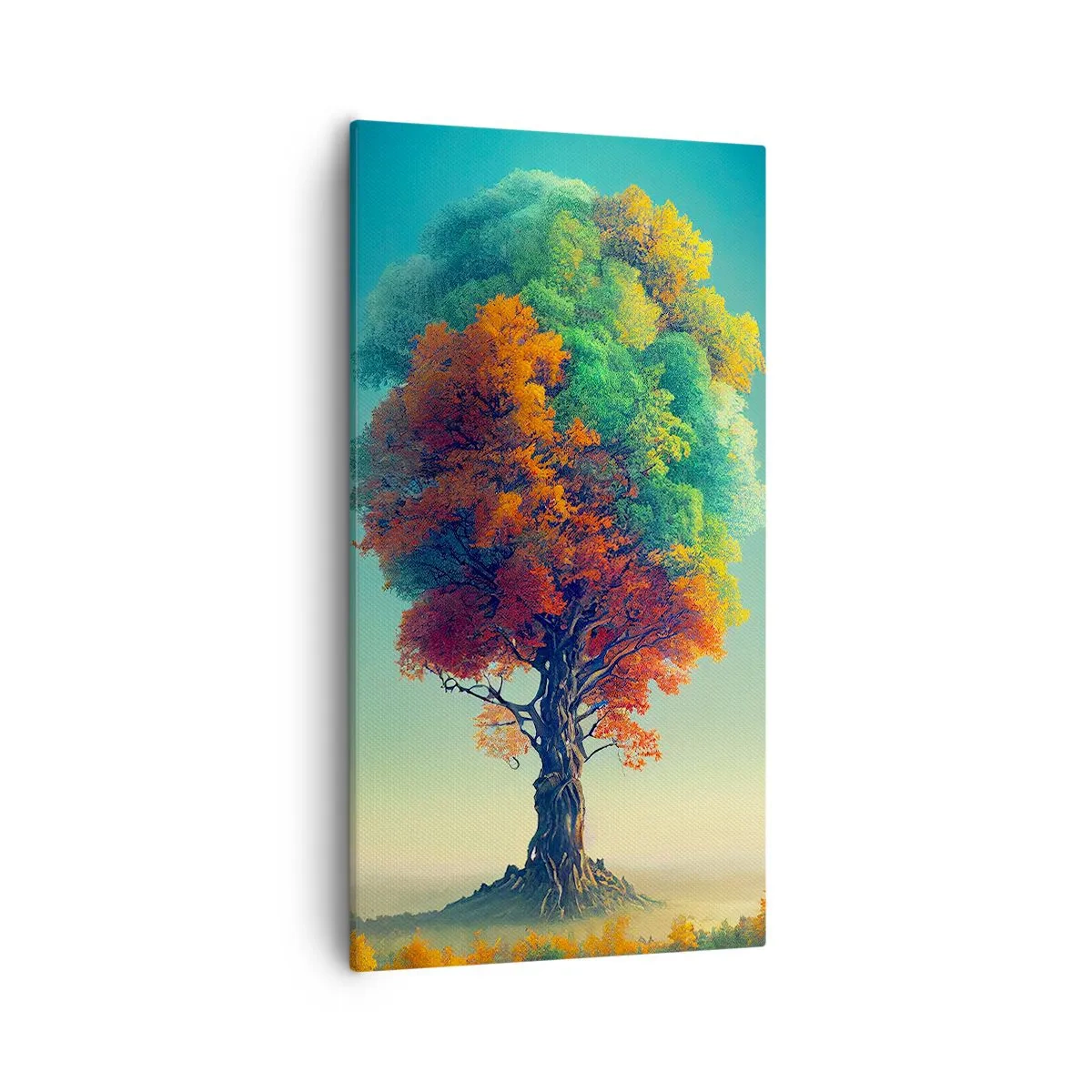 Schilderen op canvas - Eik – de vader van de natuur - 55x100 cm
