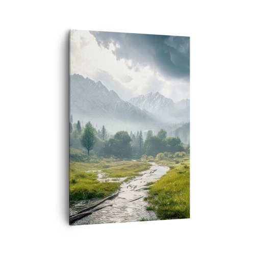 Schilderen op canvas - Daarheen en terug - 70x100 cm