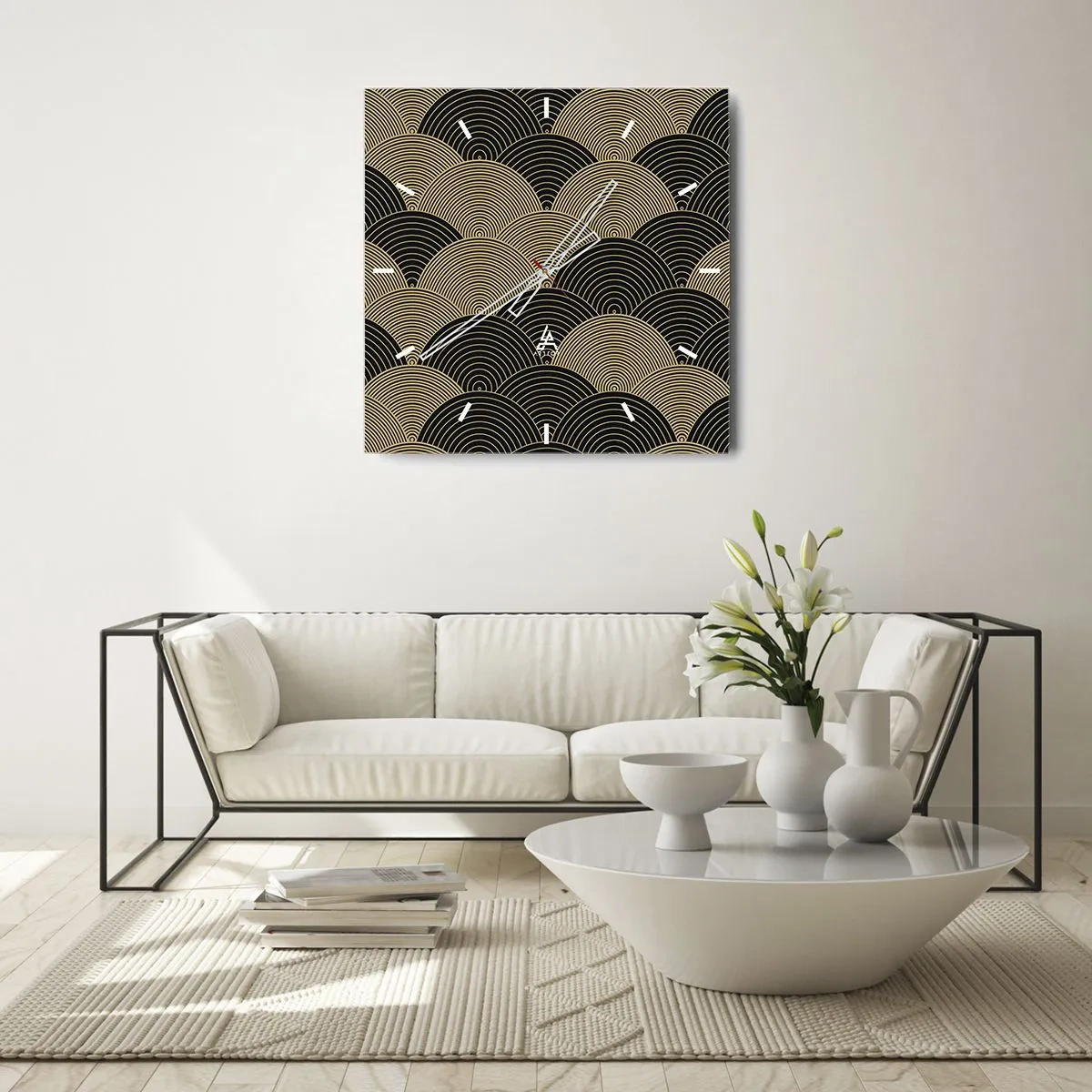 Wandklok - Klok - Eenheid in veelheid - 30x30 cm