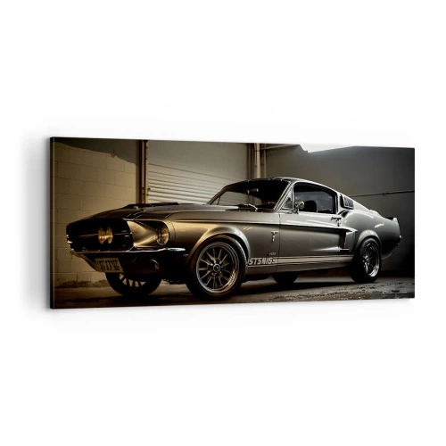 Schilderen op canvas - Terug naar het verleden - 100x40 cm