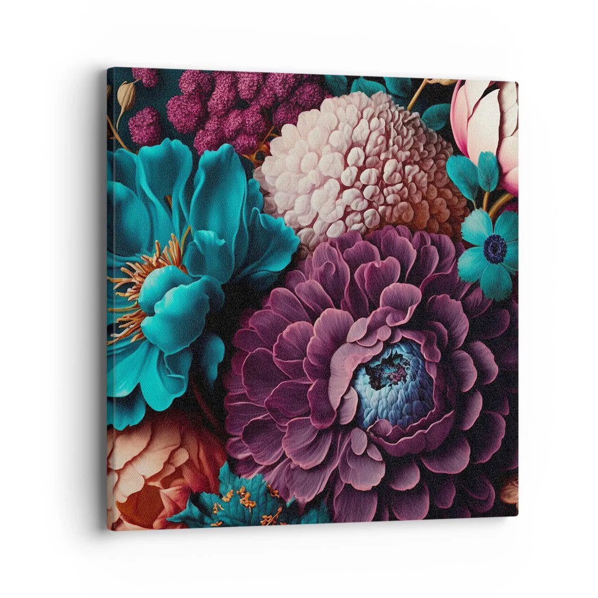 Schilderen op canvas - Natuur in overvloed - 40x40 cm