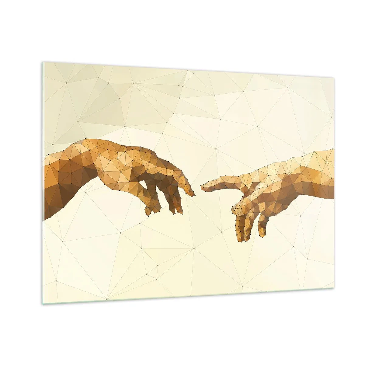 Schilderen op glas - Goddelijke geometrie - 100x70 cm