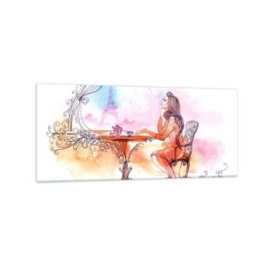 Schilderen op glas - Parijse chic - 120x50 cm