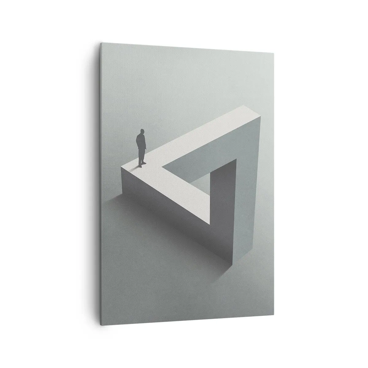 Schilderen op canvas - Maar het is toch mogelijk - 70x100 cm