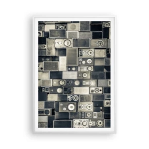 Poster in een witte lijst - En alles is goed - 70x100 cm