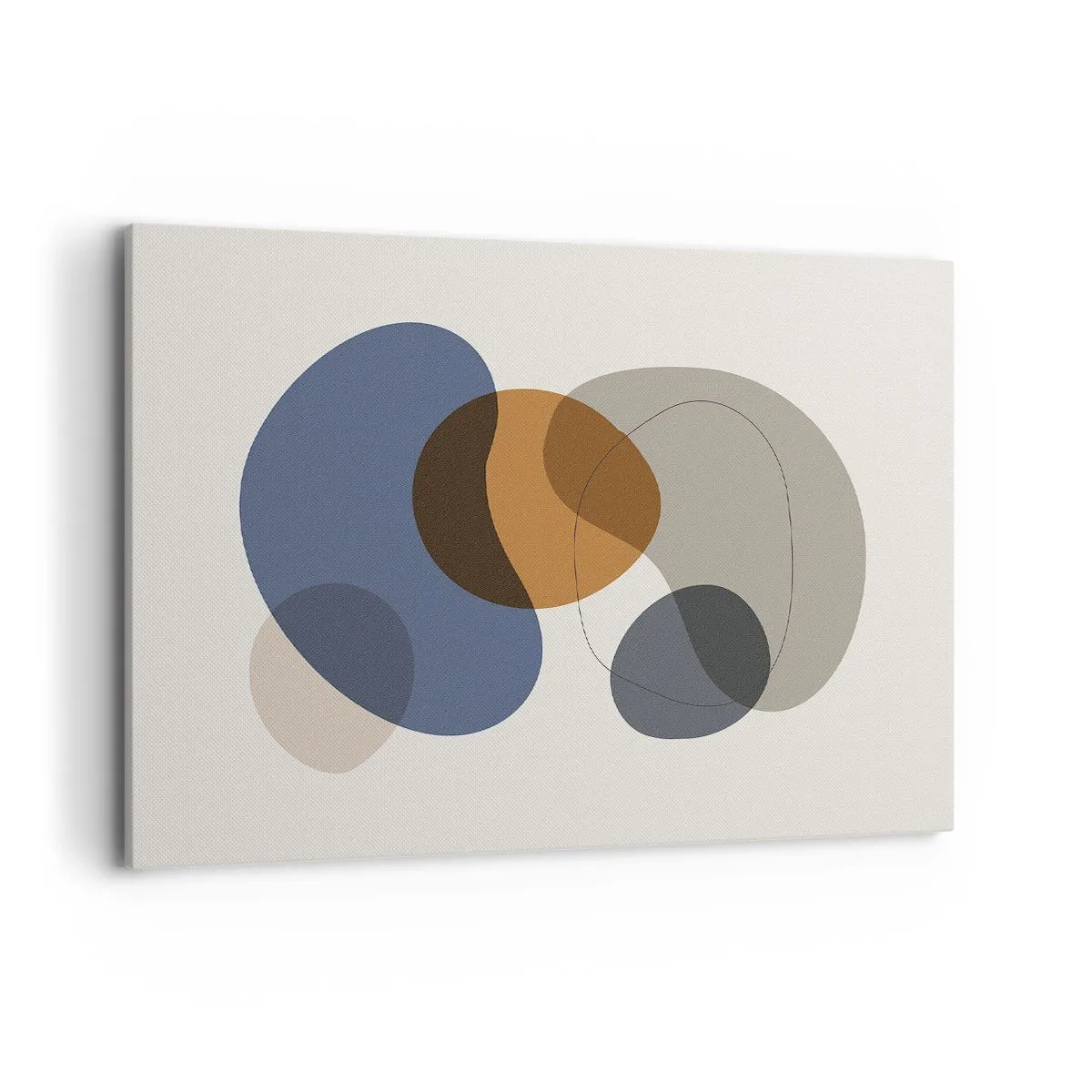 Schilderen op canvas - Kleur druppels - 100x70 cm