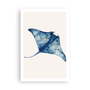 Poster - Leven in blauw - 61x91 cm