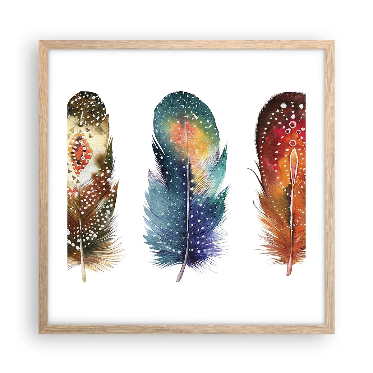 Een poster in een licht eiken lijst - Rituelen, ceremonies, geheimen - 50x50 cm