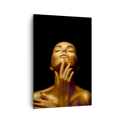 Schilderen op canvas - Als gouden zijde - 70x100 cm