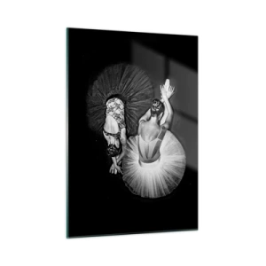 Schilderen op glas - Jin en Jang - perfecte balans - 50x70 cm
