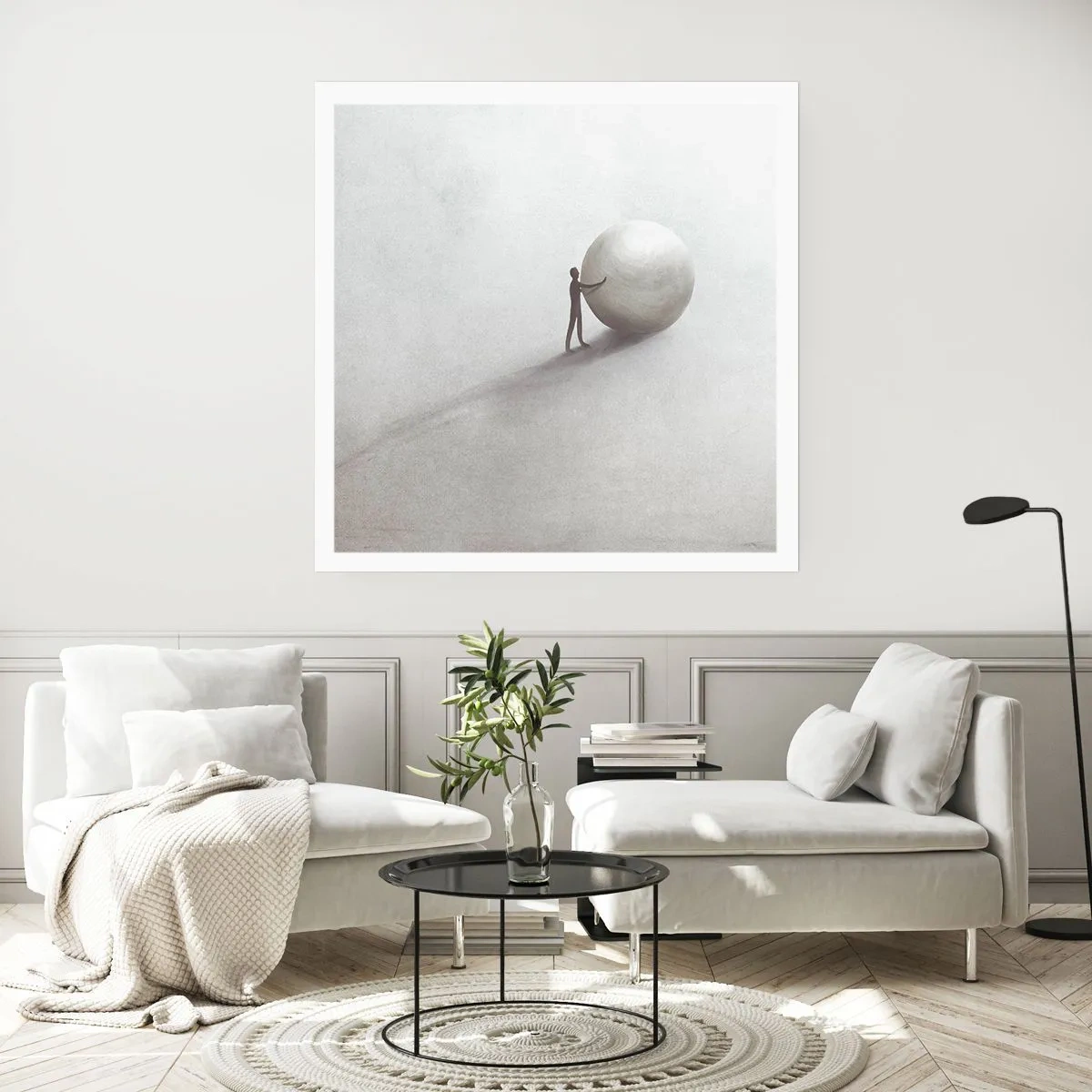 Poster - Het spel van het leven - 40x40 cm