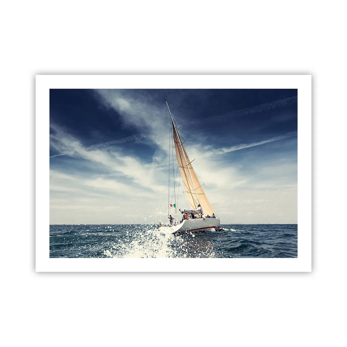 Poster - Ze halen ons niet in! - 70x50 cm