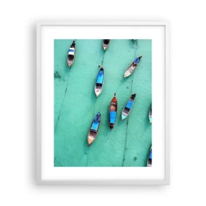 Poster in een witte lijst - In blijde verwachting - 40x50 cm