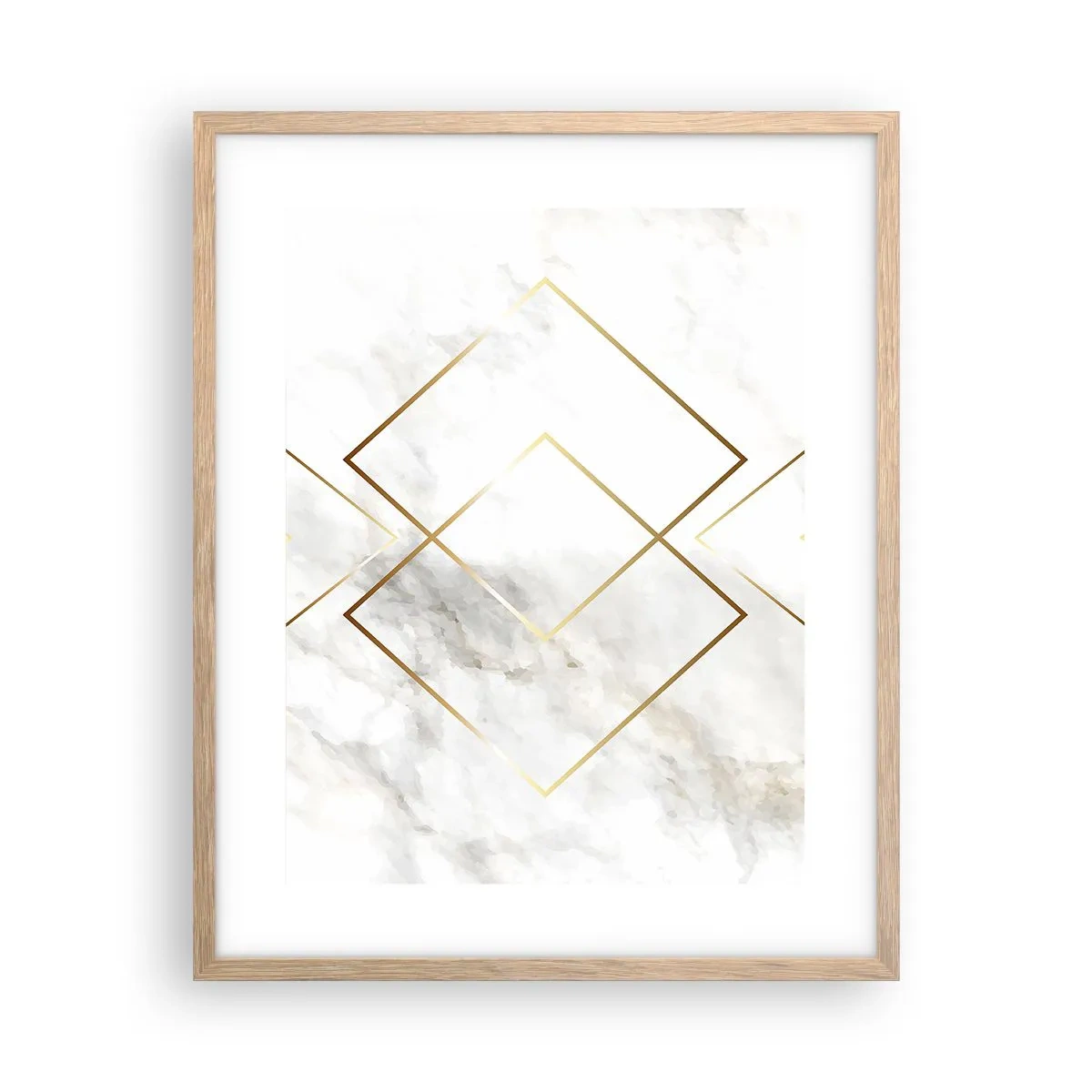 Een poster in een licht eiken lijst - Een uitzicht tot in het oneindige - 40x50 cm