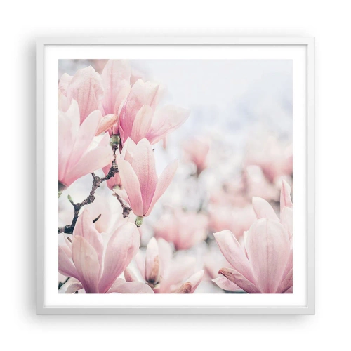 Poster in een witte lijst - Het ideaal van subtiliteit - 60x60 cm