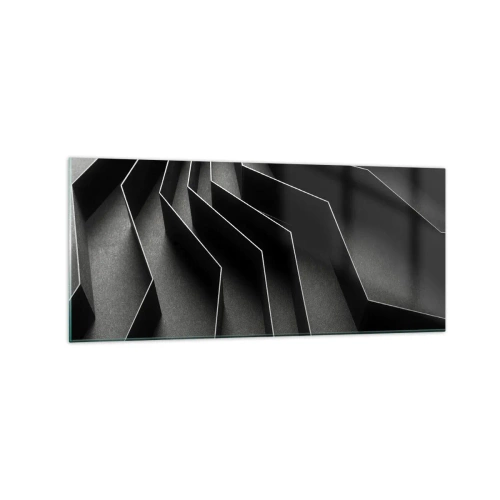 Schilderen op glas - Ruimtelijke orde - 120x50 cm