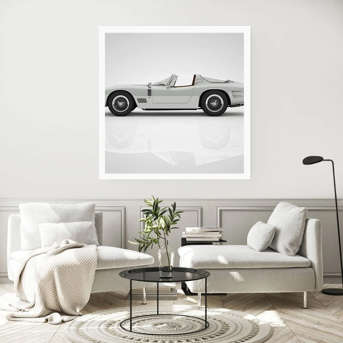 Poster - Belofte van plezier - 50x50 cm