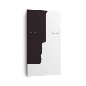 Schilderen op canvas - Eenheid van tegenstellingen - 45x80 cm