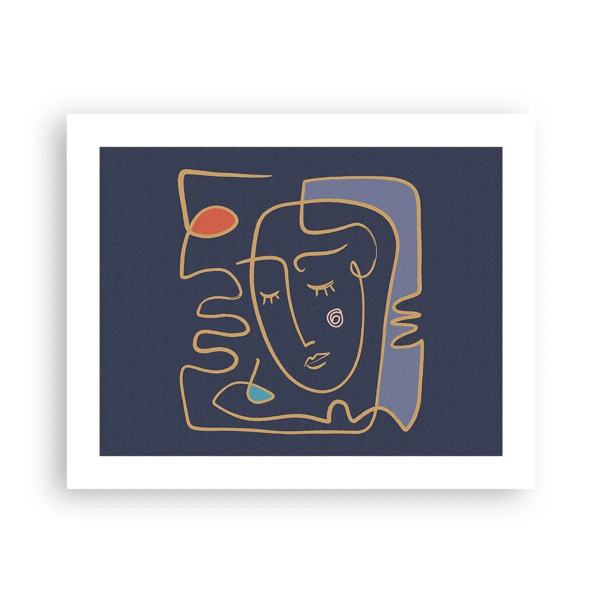 Poster - In nadenken - 50x40 cm