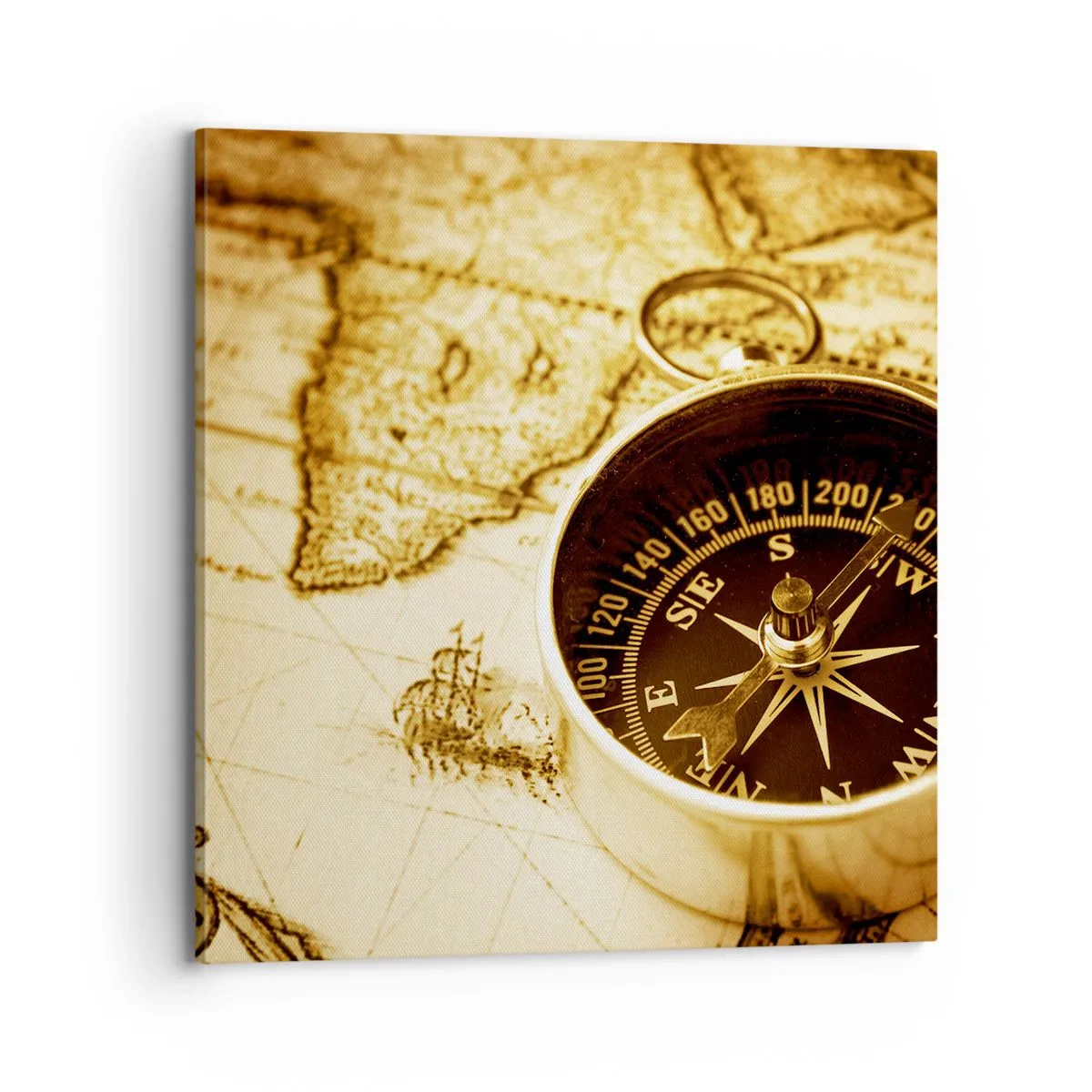 Schilderen op canvas - Oost of west? - 70x70 cm