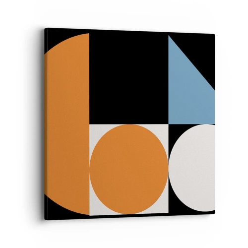 Schilderen op canvas - Dacht lay-out - 40x40 cm