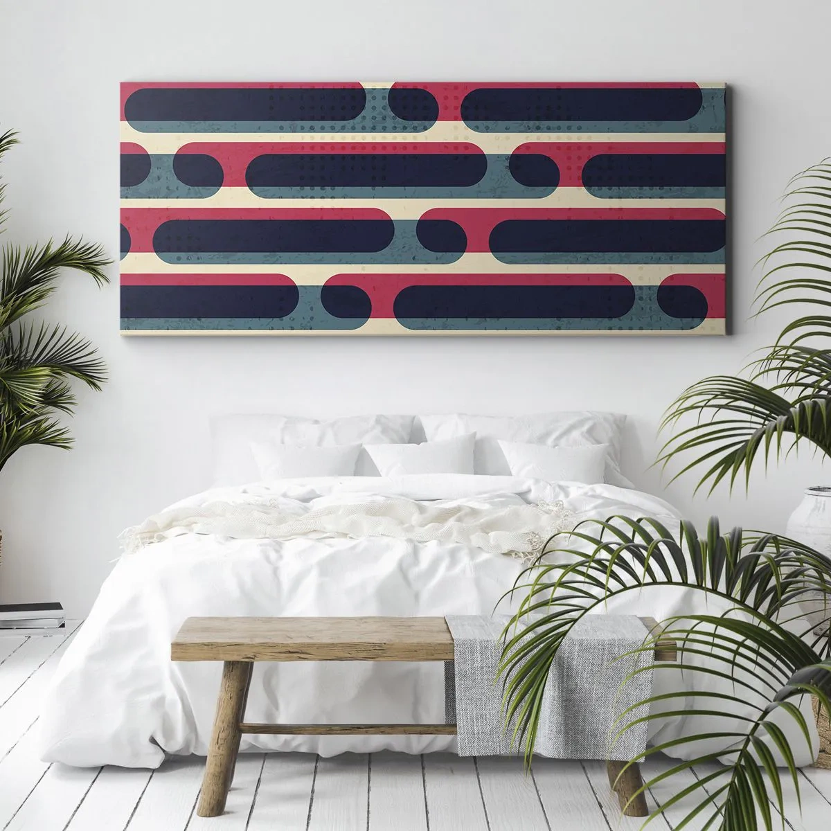 Schilderen op canvas - In de diepte en vooruit - 100x40 cm